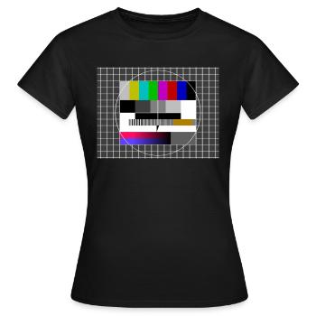 image test - T-shirt Femme - noir - Devant - AI Model Female 172 dark (172cm)