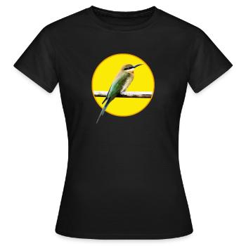 Oiseau - T-shirt Femme - noir - Devant - AI Model Female 172 dark (172cm)