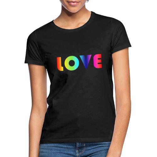 De Liefde van de regenboog - Vrouwen T-shirt