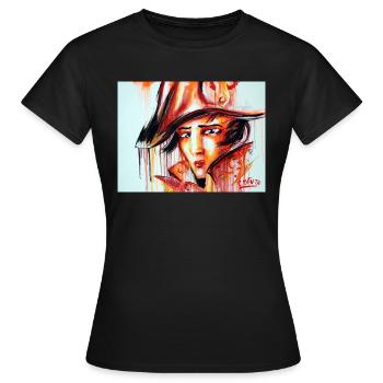 Napoléon - T-shirt Femme - noir - Devant - AI Model Female 172 dark (172cm)