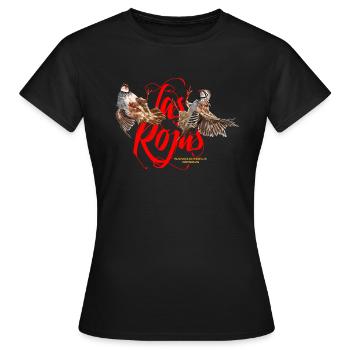 las rojas - T-shirt Femme - noir - Devant - AI Model Female 172 dark (172cm)