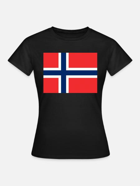 Norwegen - Frauen T-Shirt - Schwarz