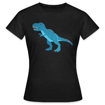 Tyrannosaurus rex - Frauen T-Shirt - Schwarz - Vorne - AI Model Female 172 dark (172cm)