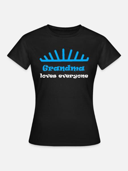 grandma - Frauen T-Shirt - Schwarz