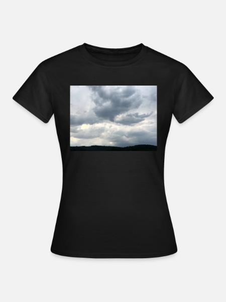 Engelsflügel - Frauen T-Shirt - Schwarz
