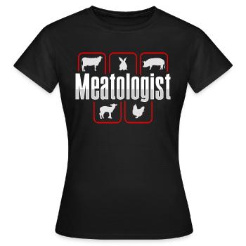 Butcher Butcher Butcher Butcher’s Gift - T-shirt Femme - noir - Devant - AI Model Female 172 dark (172cm)