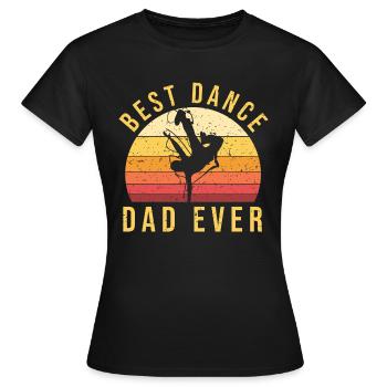 Schwiegervater| Tänzer - Frauen T-Shirt - Schwarz - Vorne - AI Model Female 172 dark (172cm)