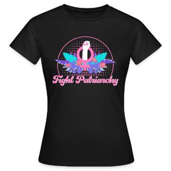 Empowerment of gender equality F - Women's T-Shirt - black - Front - AI Model Female 172 dark (172cm)