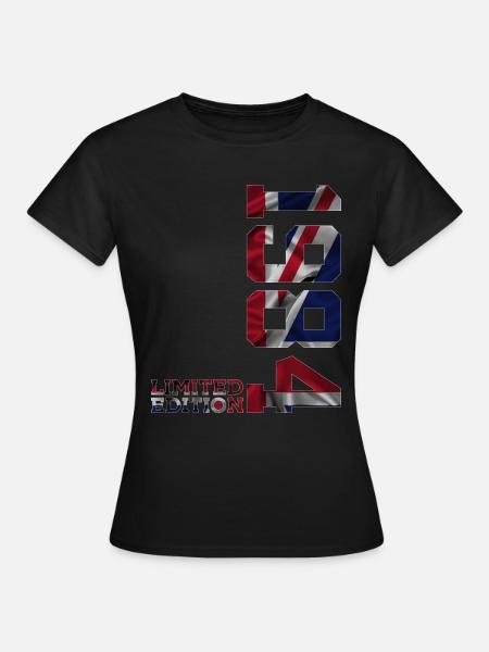 ÉDITION LIMITÉE ANGLAISE 42E ANNIVERSAIRE 1984 AU ROYAUME-UNI - T-shirt Femme - noir