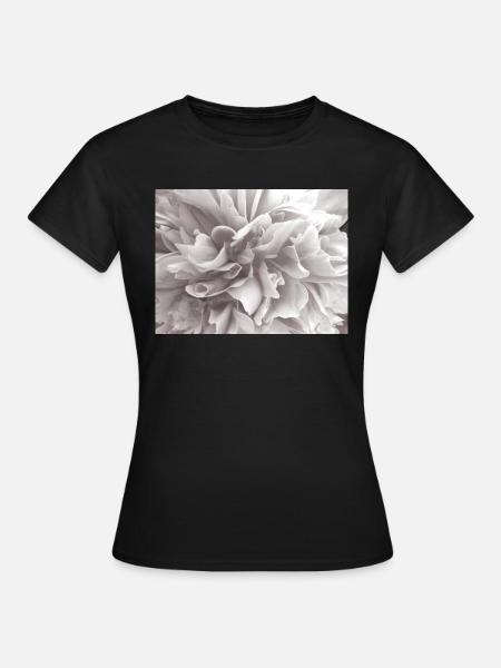Flower - Frauen T-Shirt - Schwarz