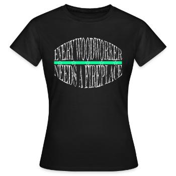 cutter bingo hall tshirts - Frauen T-Shirt - Schwarz - Vorne - AI Model Female 172 dark (172cm)