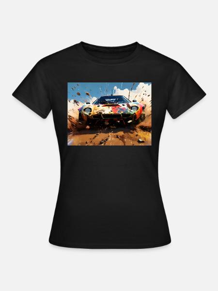 Rallye-Raid #1 - Frauen T-Shirt - Schwarz
