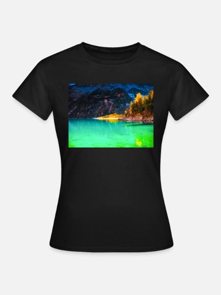 HERBST TRAUM - Frauen T-Shirt - Schwarz