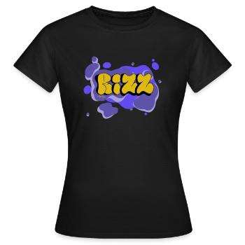 Rizz - Calypso Blous - T-shirt Femme - noir - Devant - AI Model Female 172 dark (172cm)