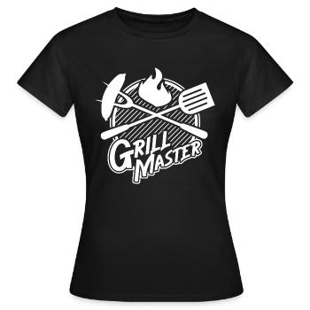 Barbecue barbecue cadeau été barbecue viande feu - T-shirt Femme - noir - Devant - AI Model Female 172 dark (172cm)