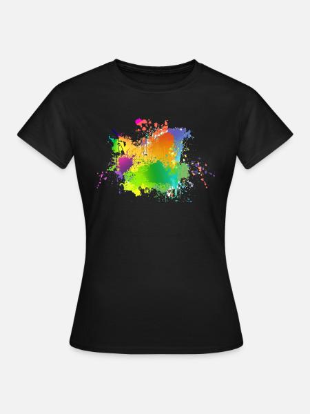 Farbkleckse - Frauen T-Shirt -