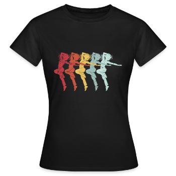 Breakdance Breakdancer musique hip hop cadeau danse - T-shirt Femme - noir - Devant - AI Model Female 172 dark (172cm)
