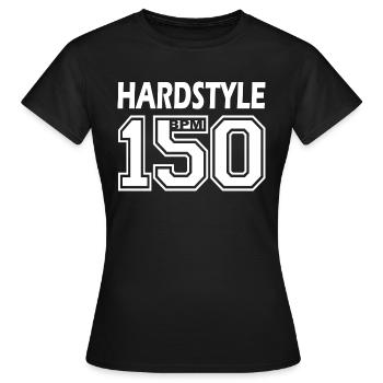 Hardstyle 150 BPM - Women's T-Shirt - black - Front - AI Model Female 172 dark (172cm)