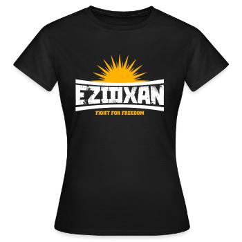 Kämpfen für Freiheit yeziden - Frauen T-Shirt - Schwarz - Vorne - AI Model Female 172 dark (172cm)