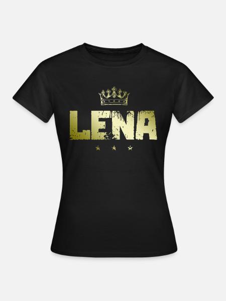 Lena - Frauen T-Shirt - Schwarz