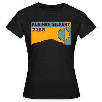 Kleiner Gilfert Tux Alpes Ski de randonnée Randonnée Montagne - T-shirt Femme - noir - Devant - AI Model Female 172 dark (172cm)