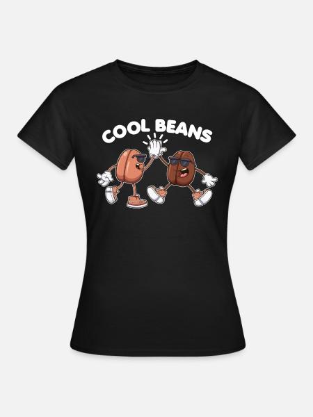 Cool Cartoon Beans Drôle Des Années 80 Dire - T-shirt Femme - noir