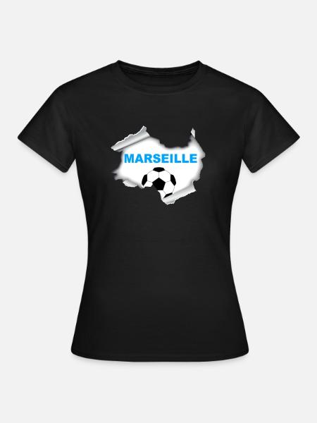 Marseille - T-shirt Femme - noir