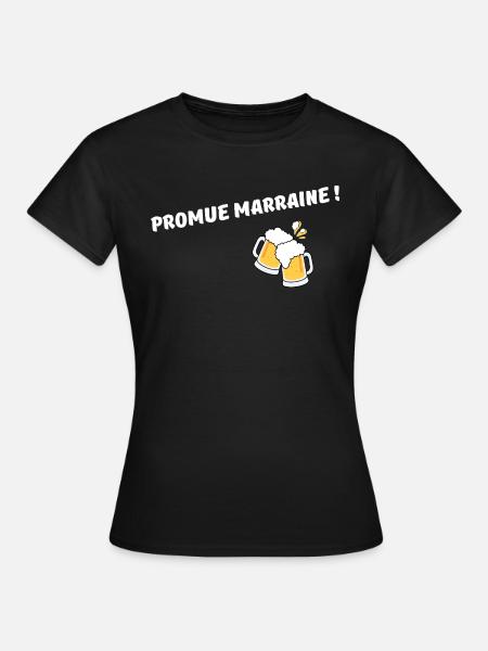 Promue Marraine ! - T-shirt Femme - noir