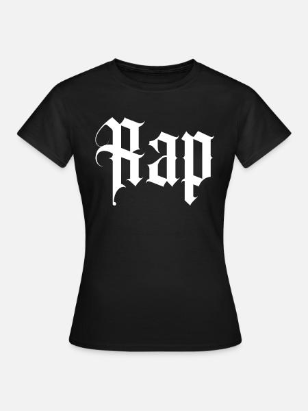 Rap-Musik-Logo - Frauen T-Shirt - Schwarz