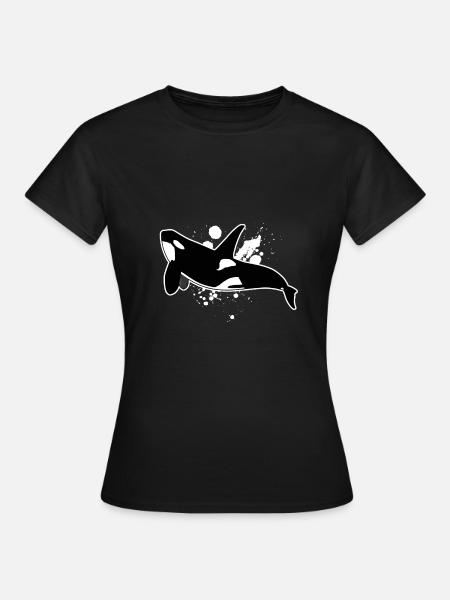 Orca - Frauen T-Shirt - Schwarz