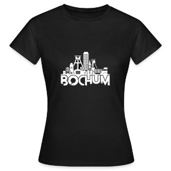 Bochum - T-shirt Femme - noir - Devant - AI Model Female 172 dark (172cm)