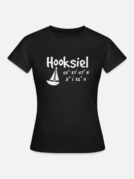 Hooksiel - Frauen T-Shirt - Schwarz