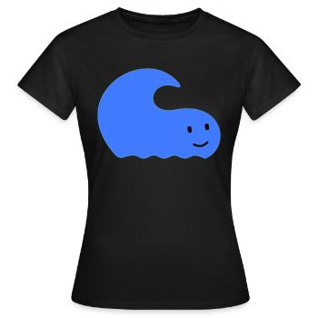 Cuddly shaft (2C) - Women's T-Shirt - black - Front - AI Model Female 172 dark (172cm)