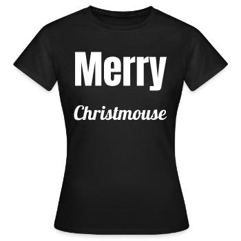 Cadavre Humour Fairy Tail Mouse Cadeau de Noël - T-shirt Femme - noir - Devant - AI Model Female 172 dark (172cm)