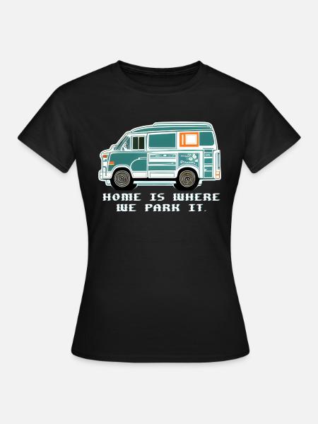 Camper - Dame-T-shirt - sort