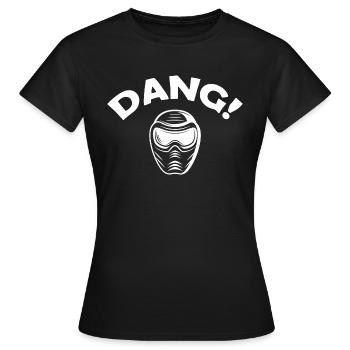Paintball Airsoft - T-shirt Femme - noir - Devant - AI Model Female 172 dark (172cm)