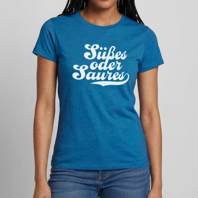 Süßes oder Saures Frauen T-Shirt