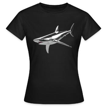 Chrome Hai - Frauen T-Shirt - Schwarz - Vorne - AI Model Female 172 dark (172cm)