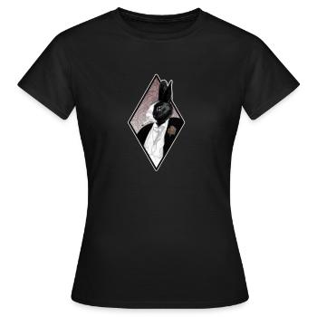 Bonjour Mme Jones - T-shirt Femme - noir - Devant - AI Model Female 172 dark (172cm)