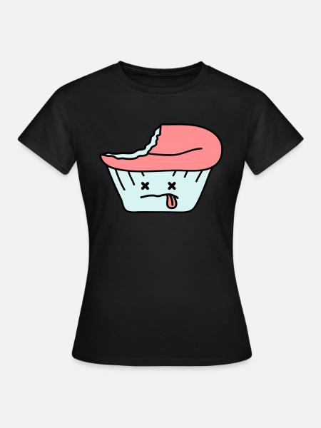 Dead Cupcake - Frauen T-Shirt - Schwarz