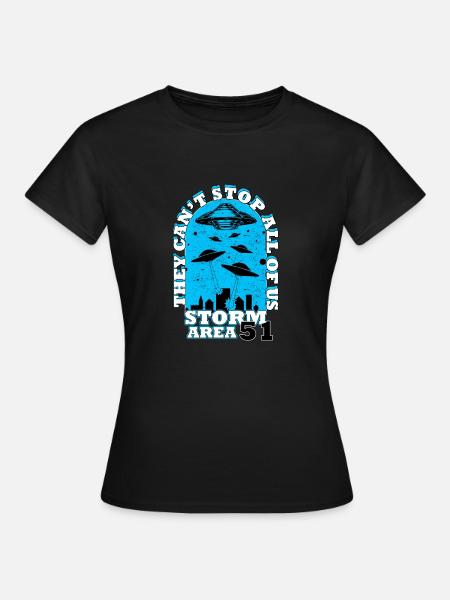 Storm Area 51 Alien Shirt - Women's T-Shirt - black