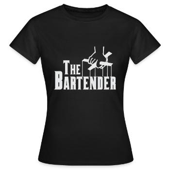 Barkeeper - The Bartender - Frauen T-Shirt - Schwarz - Vorne - AI Model Female 172 dark (172cm)