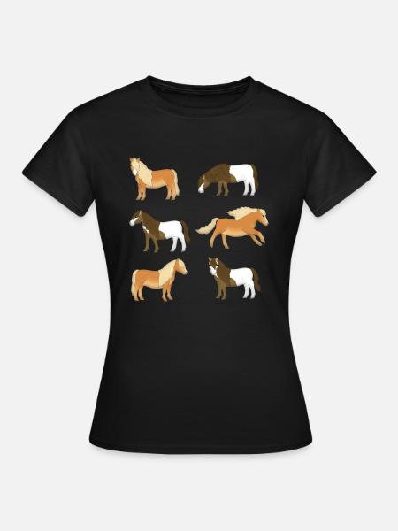 Shetland Pony Selection - Women's T-Shirt - black