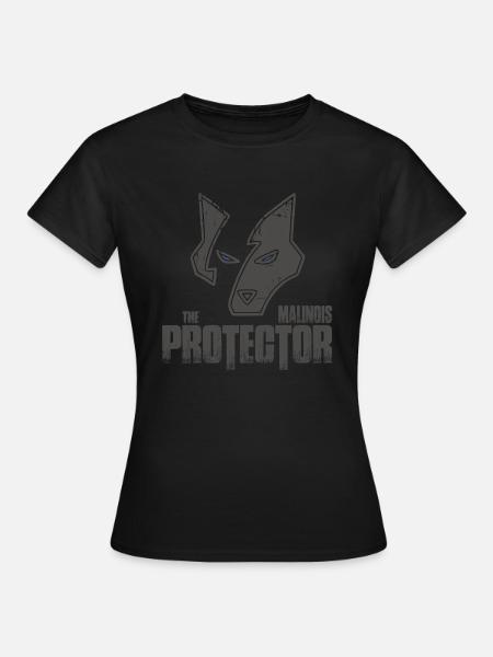 The Protector Malinois Dog Dog Gift - Women's T-Shirt - black