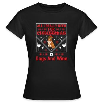 Noël laid - T-shirt Femme - noir - Devant - AI Model Female 172 dark (172cm)