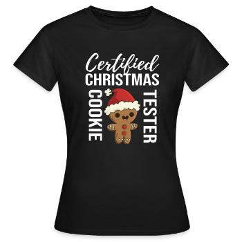 Noël laid - T-shirt Femme - noir - Devant - AI Model Female 172 dark (172cm)