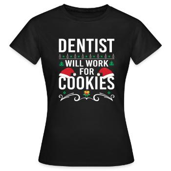 Noël laid - T-shirt Femme - noir - Devant - AI Model Female 172 dark (172cm)