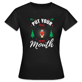 Noël laid - T-shirt Femme - noir - Devant - AI Model Female 172 dark (172cm)