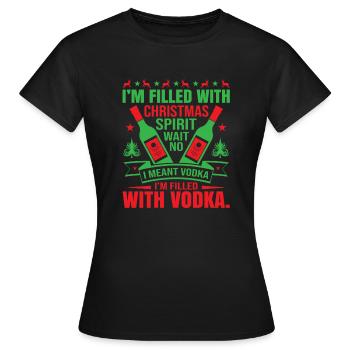 Noël laid - T-shirt Femme - noir - Devant - AI Model Female 172 dark (172cm)