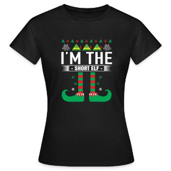 Noël laid - T-shirt Femme - noir - Devant - AI Model Female 172 dark (172cm)